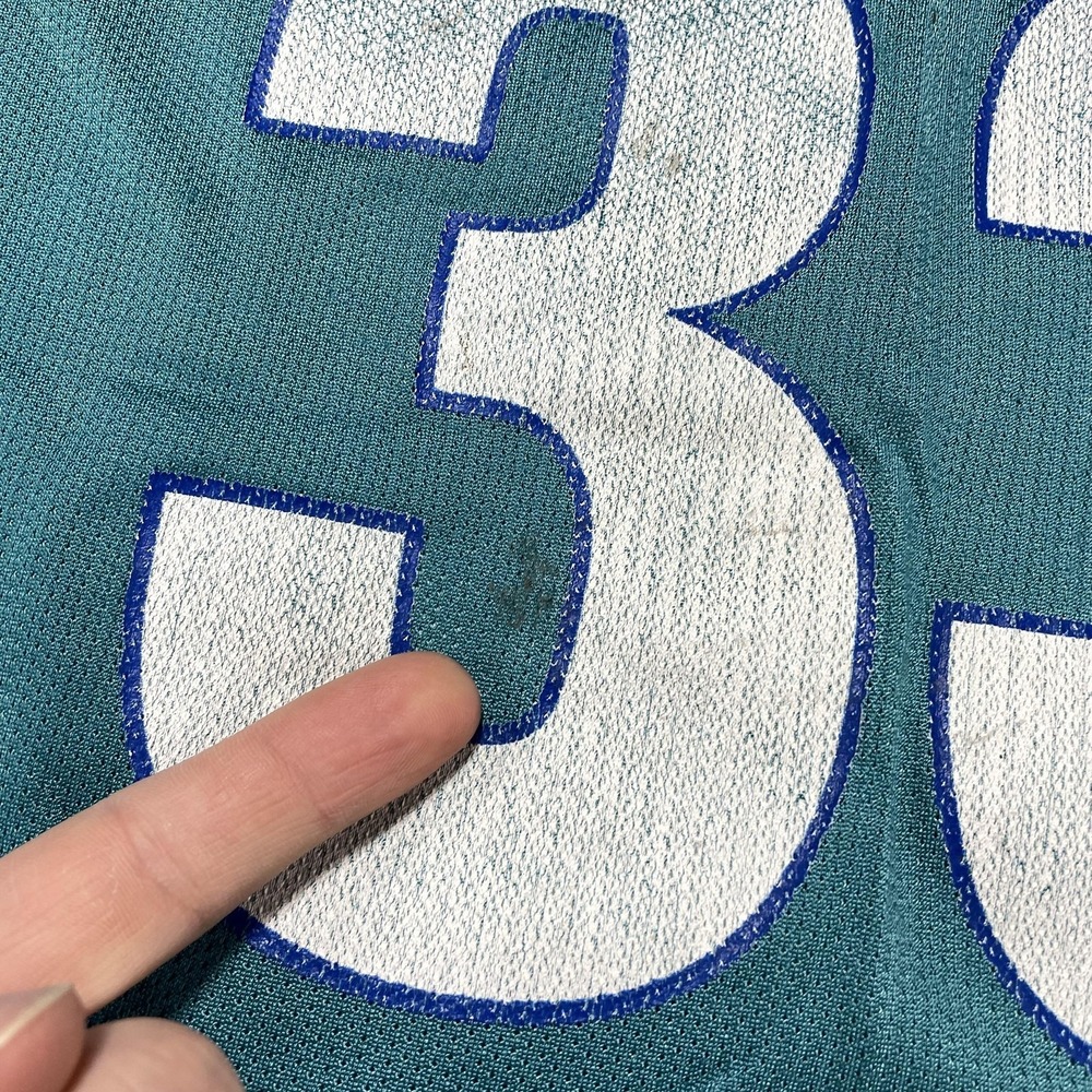 Charlotte Hornets Jersey Mens Small Blue NBA Basketball Alonzo Mourning 33 - Picture 3 of 11